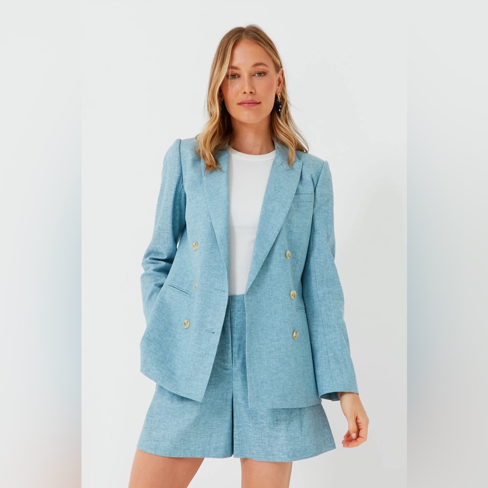 Tuckernuck Chambray Diana Blazer